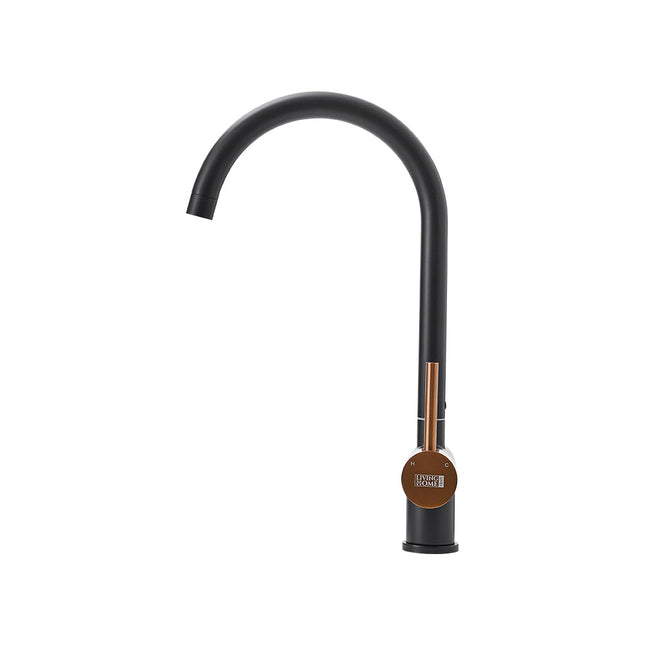 Black Kitchen Sink Single Lever Faucet