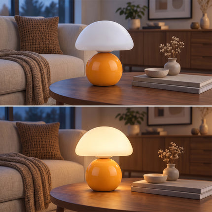 E27 Mushroom-Shaped Adjustable Table Lamp Night Light