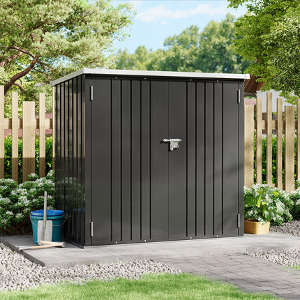 5.5x3ft Garden Metal Tool Shed Outdoor Patio Storage House