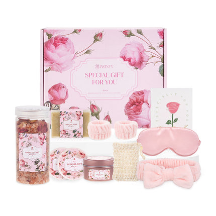 Rose-Scented Self-Care Spa Gift Set