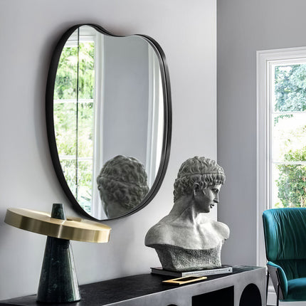 Irregularly Metal Framed Wall Mirror Decorative
