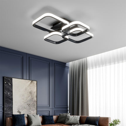 Contemporary LED Energy-efficient Semi Flush Ceiling Light