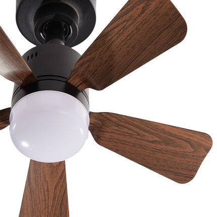 Elegant LED Ceiling Fan Light with 5 Blades