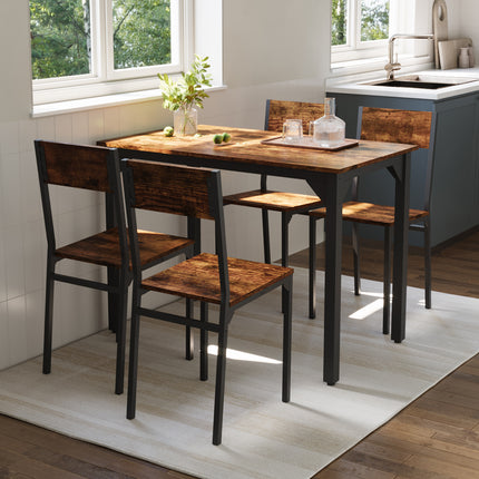 5-Piece Dining Table and Chairs Set