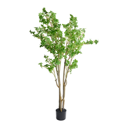 Artificial Enkianthus Tree Potted Plant Home Decoration