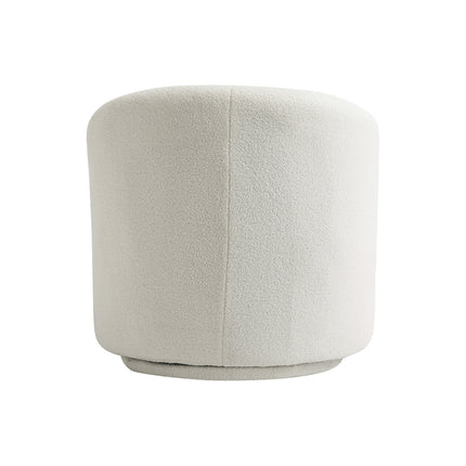 Teddy Fleece Upholstered Swivel Accent Chair