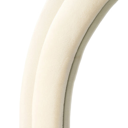 160cm Double Arched Full-Length Mirror with Safety Film & Velvet-Wrapped MDF Frame