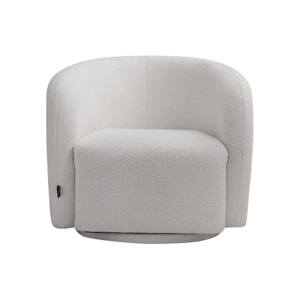 Swivel Tub Chair Upholstered Single Sofa