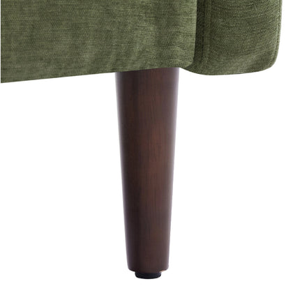 Mid-Century Green Single Sofa Armchair