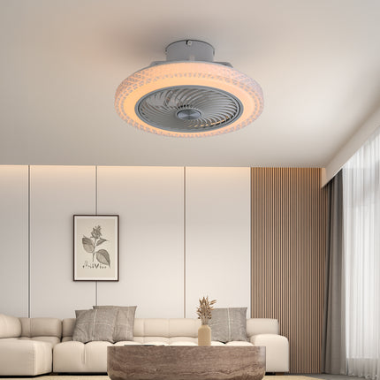 20-Inch Modern Ceiling Fan Light with Remote Control