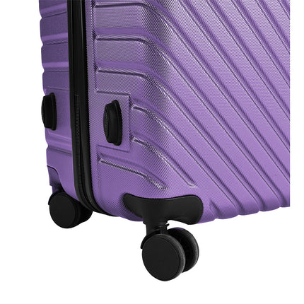 28" Lightweight Hardside Travel Suitcase with Spinner Wheels Purple