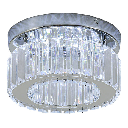 Modern Round Crystal Ceiling Light 20cm