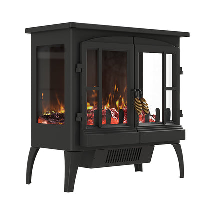 1000W/2000W Freestanding Electric Fireplace Heater