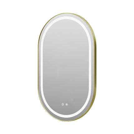 Wall Mounted Oval LED Bathroom Mirror