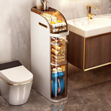 Plastic Tall Narrow Storage Cabinet