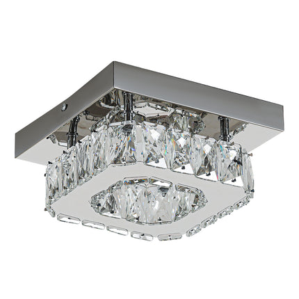 Modern Square Crystal Ceiling Light