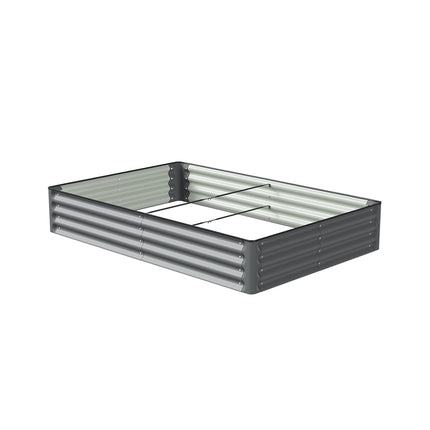 Rectangular Galvanized Steel Raised Garden Bed 180cm x 120cm