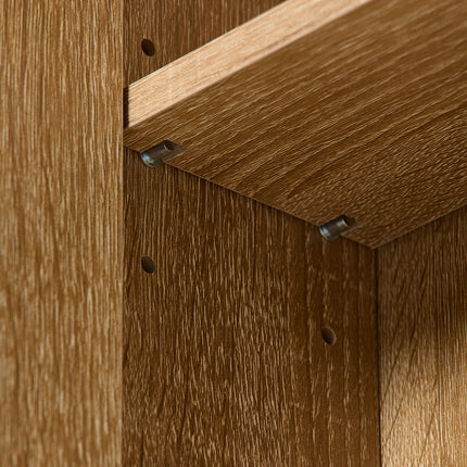 Wall-mounted Bathroom Mirror Cabinet with Adjustable Shelves