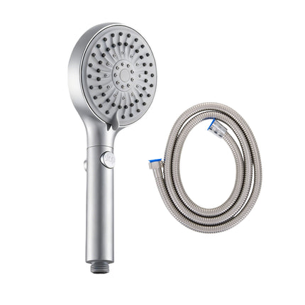 G1/2 Handheld High Pressure Shower Head with 5 Spray Modes & Hose