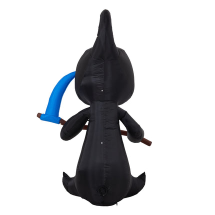 6.6FT Halloween Inflatable Grim Reaper Decoration with Built-in Lights