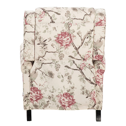 Fabric Upholstered Sofa Pushback Reclining Chair Armchair