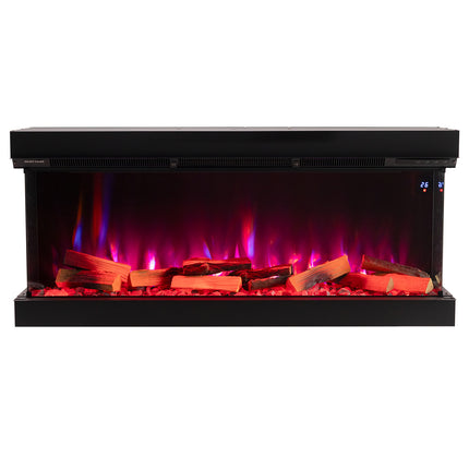 50 inch 3-Sided Smart Electric Fireplace