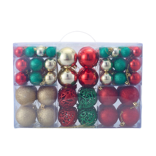 100-Piece Christmas Ornaments for Christmas Tree Decorations