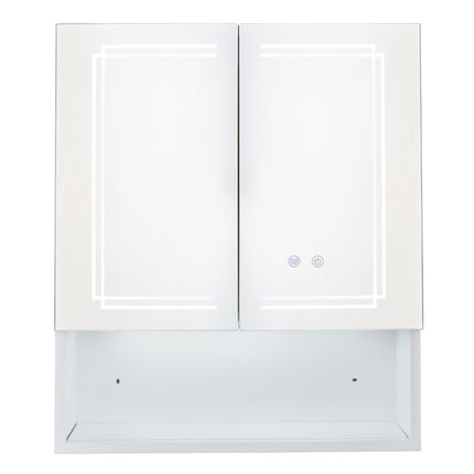 Wall-mounted Bathroom Mirror Cabinet with Led Lights