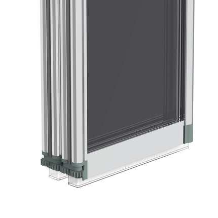 Bath Shower Screen with 4 Folding Panels