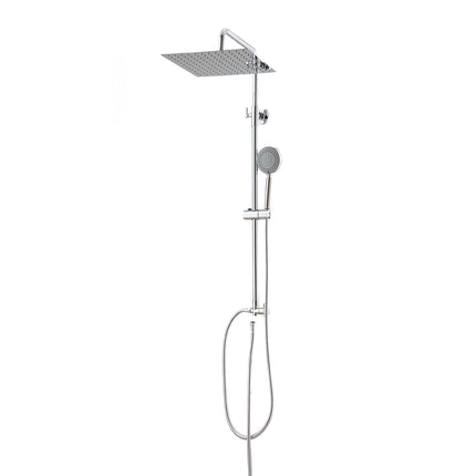Chrome-Plated Bathroom Shower Riser Rail Kit