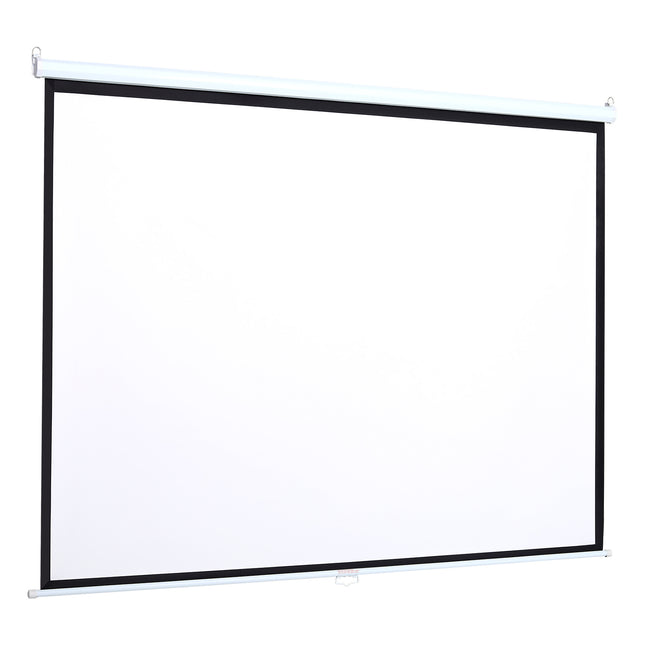 Manual Pull Down Retractable Projector Screen
