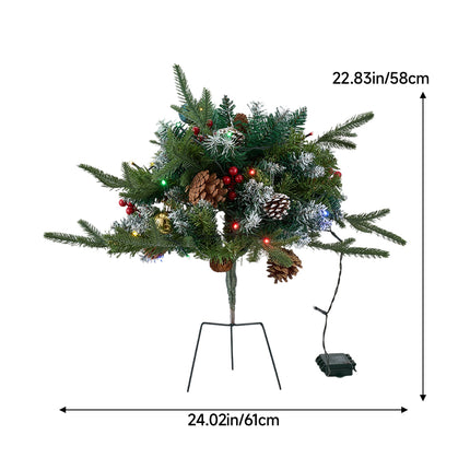 Artificial Christmas Planter Bushes Decoration
