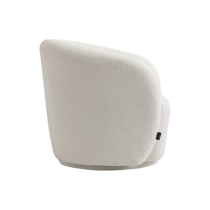 Teddy Fleece Upholstered Swivel Accent Chair
