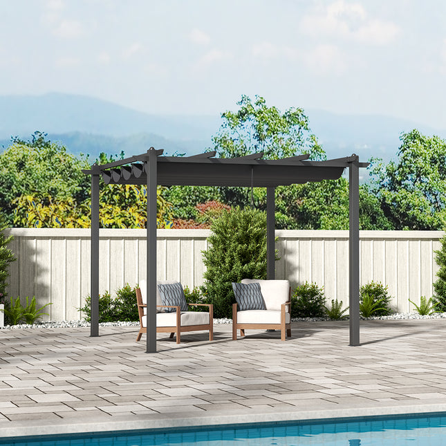 Aluminum Patio Pergola with Canopy