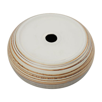 Ceramic Countertop Washbasin Vessel Sink with Waste Kit