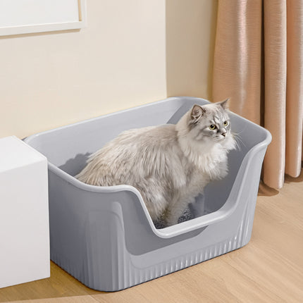 Open Top Cat Litter Box with Scoop