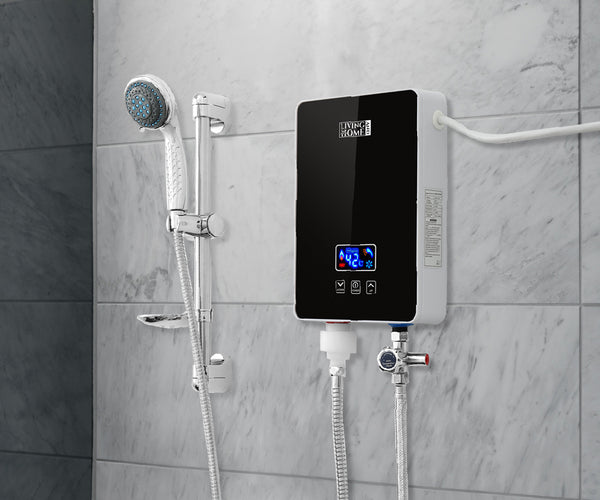 6kW Electric Instant Hot Water Heater Tankless Shower Kit