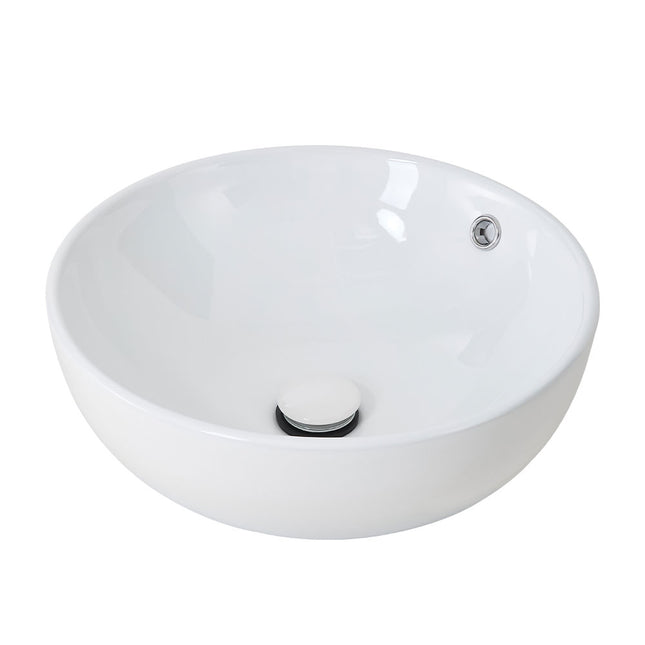Ceramic Countertop Washbasin with Waste Kit