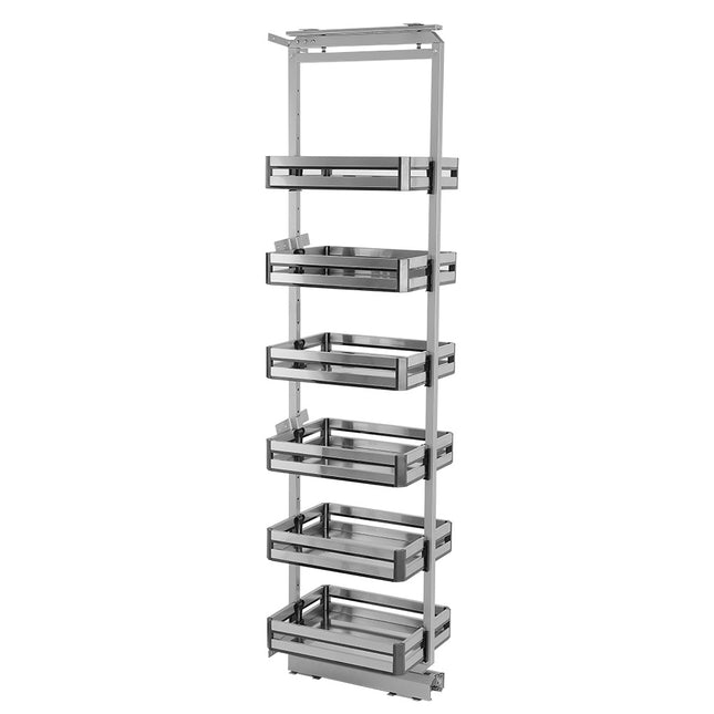 Larder Pull Out Wide Plate Basket Kitchen Cabinet Cupboard, Width 35CM