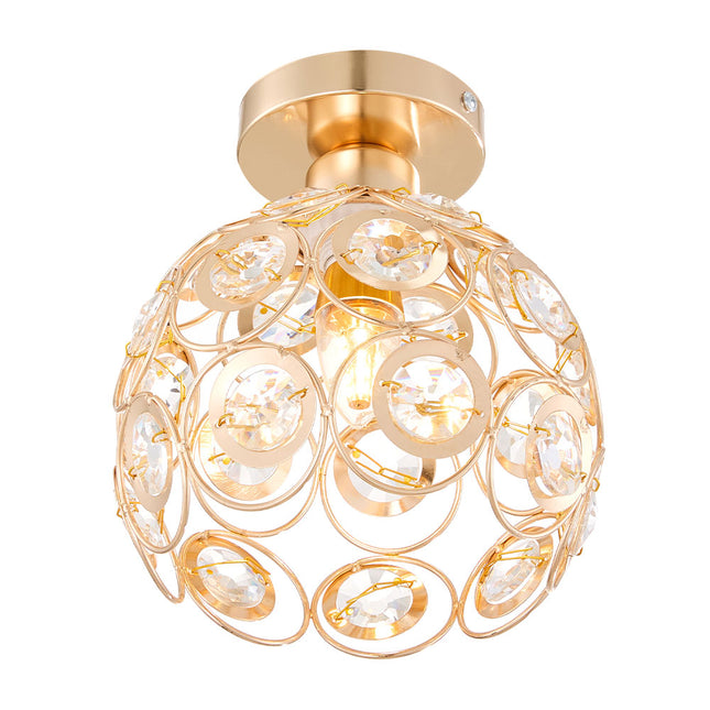 E27 Modern Crystal Ceiling Light