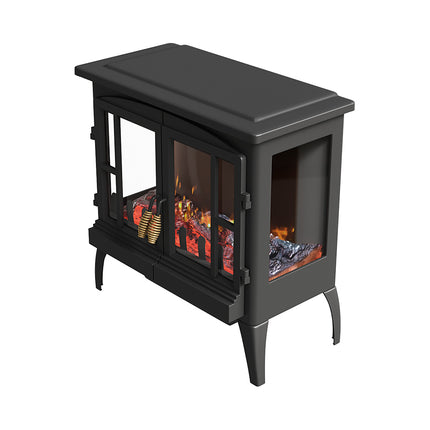 1000W/2000W Freestanding Electric Fireplace Heater