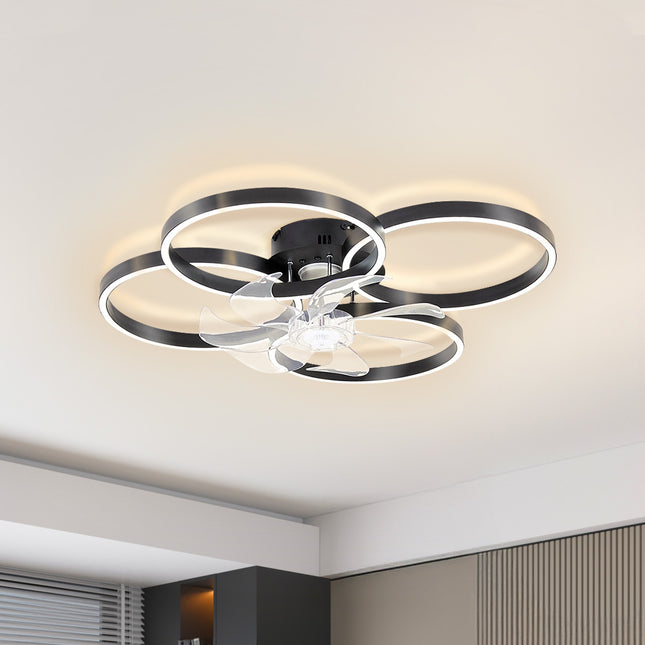 Modern LED Ceiling Light with Fan