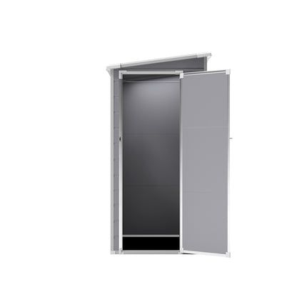 5X4FT Garden Plastic Storage Shed with Lockable Door