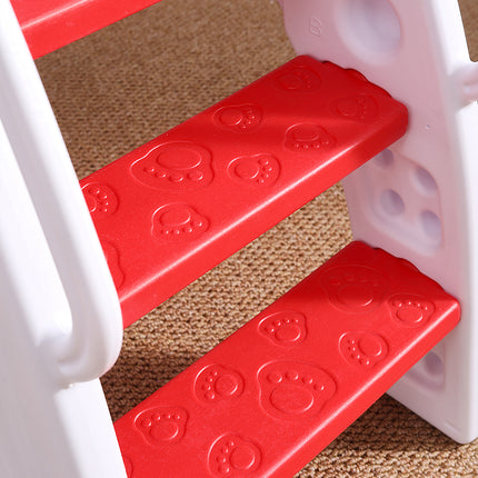 Blue and Red Folding Plastic Slide for Kids