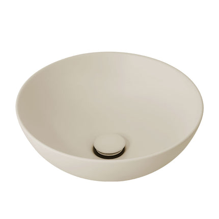 Ceramic Countertop Washbasin with Waste Kit