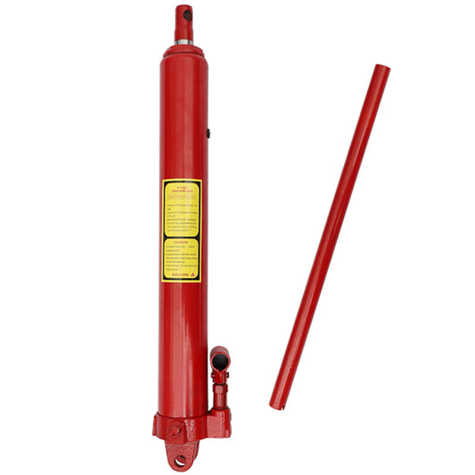 Hydraulic Engine Lift Hoist Hand Pump Jack with Long Ram and Handle 8 Ton Red