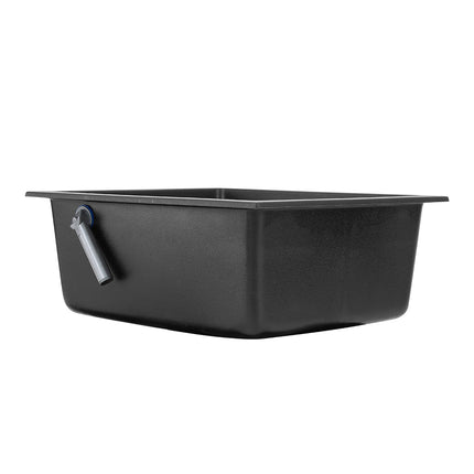 Single Bowl Kitchen Sink with Strainer Waste Kit
