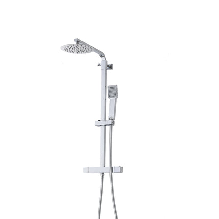 Chrome-Plated Bathroom Thermostatic Shower Mixer Set