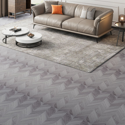 36Pcs Chevron Self-Adhesive PVC Flooring Planks