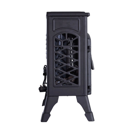 Freestanding Electric Fireplace Heater with Remote Control